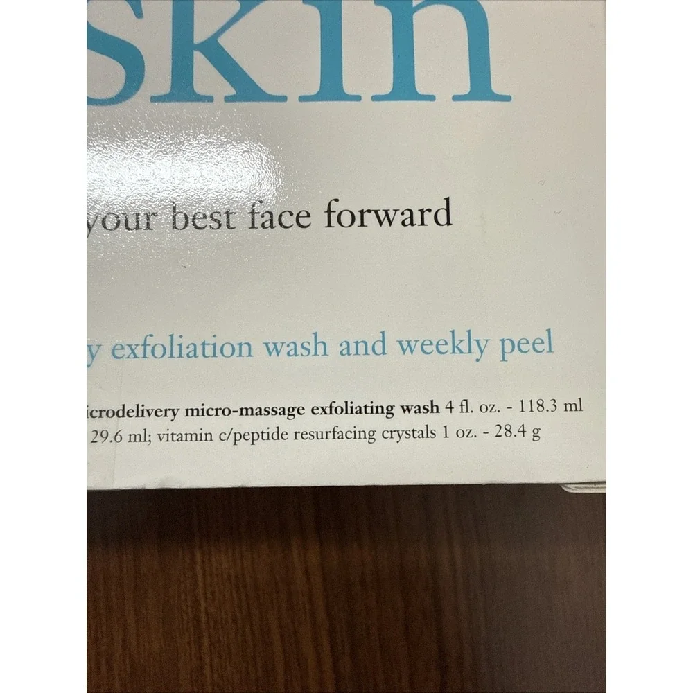 Philosophy Micro delivery Gift Set,‎ Cleanser, Exfoliating Wash, Weekly Peel NIB